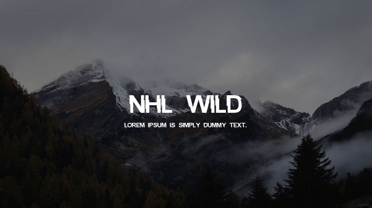 NHL Wild Font