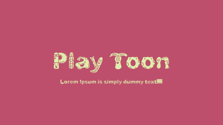 Play Toon Font