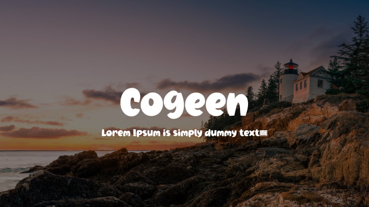 Cogeen Font