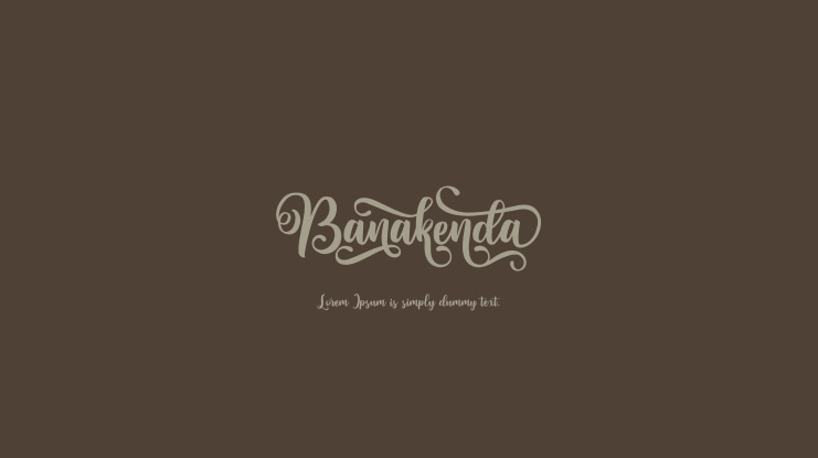 Banakenda Font