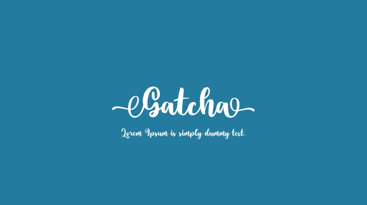 Gatcha Font