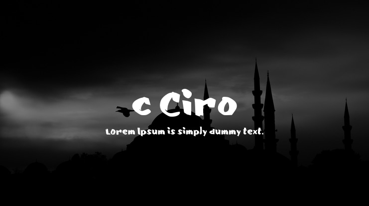 c Ciro Font
