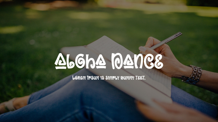 Aloha Dance Font