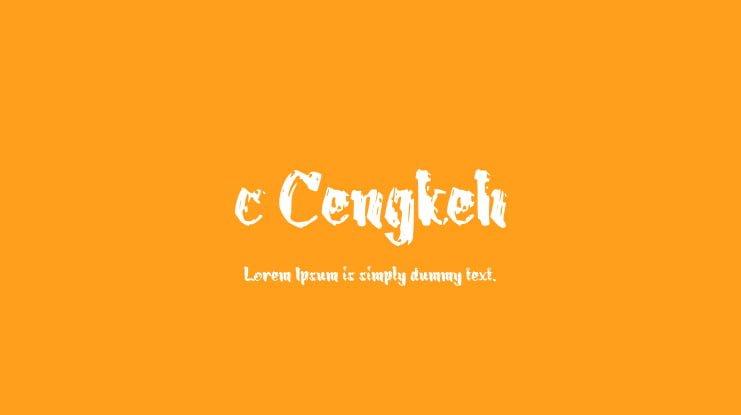 c Cengkeh Font