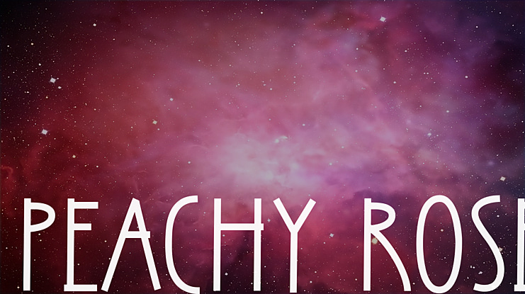 Peachy Rose Font