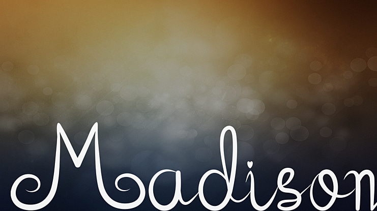 Madison Font