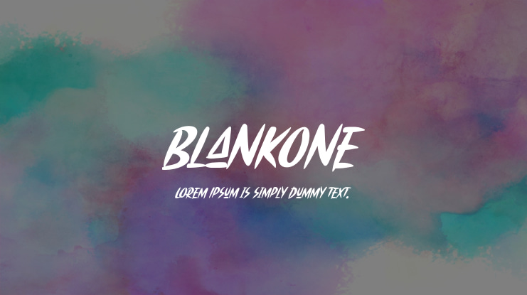 Blankone Font