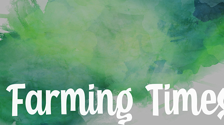 Farming Times Font