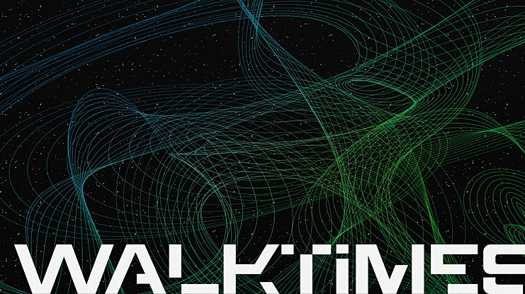 Walktimes Font