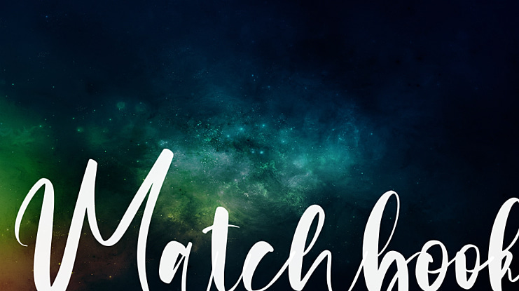 Matchbook Font