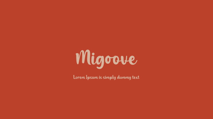 Migoove Font