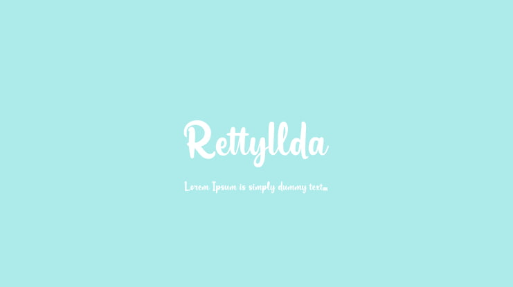 Rettyllda Font