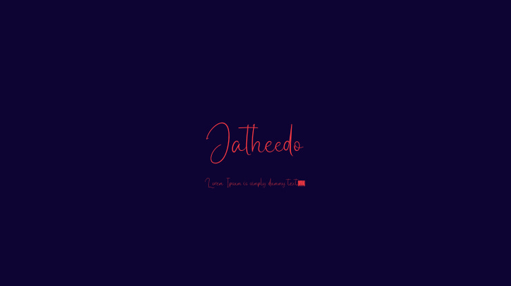Jatheedo Font