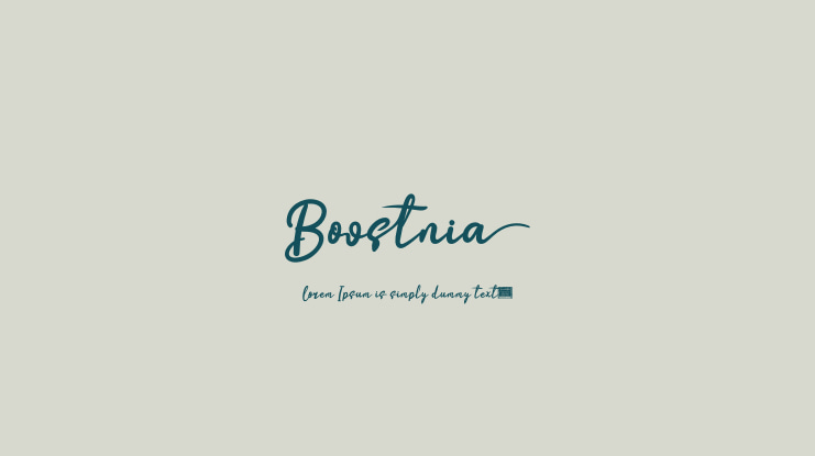 Boostnia Font