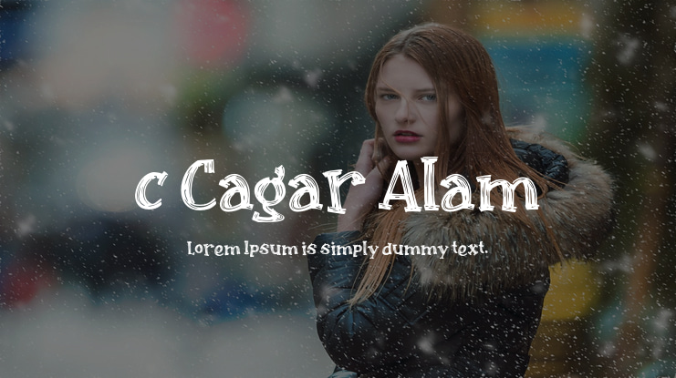 c Cagar Alam Font