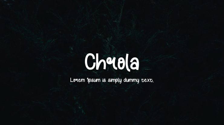 Chrola Font Family