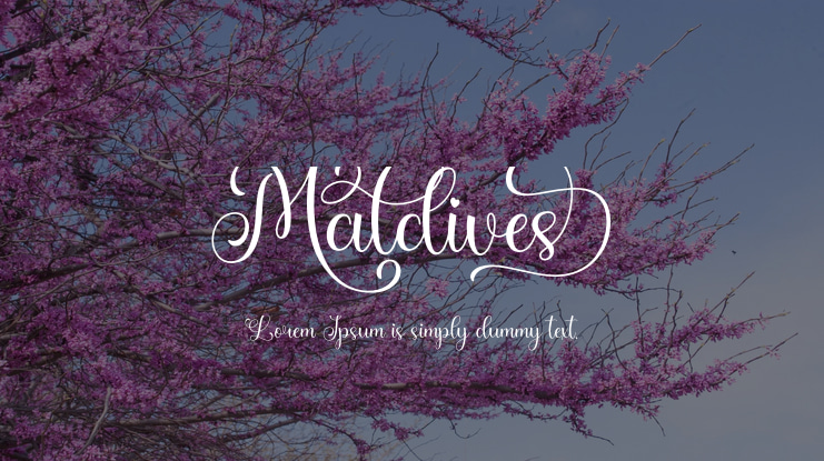 Maldives Font