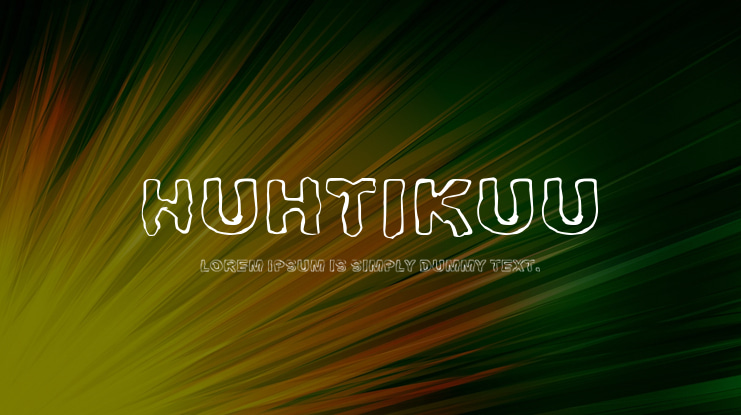 Huhtikuu Font Family