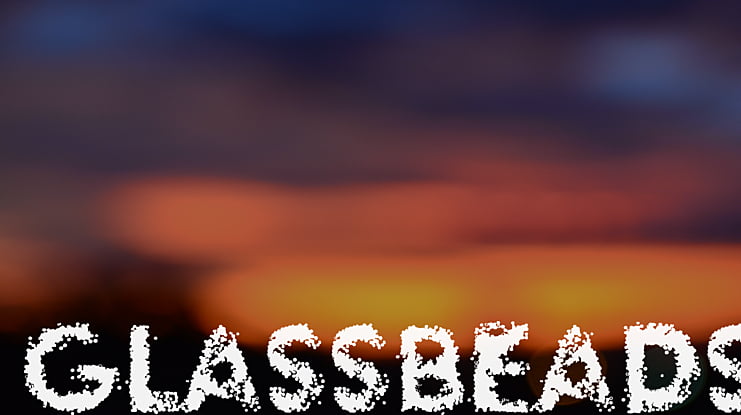 glassbeads Font