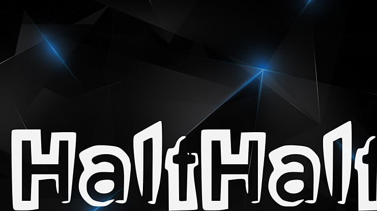 HalfHalf Font
