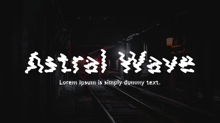 Astral Wave Font