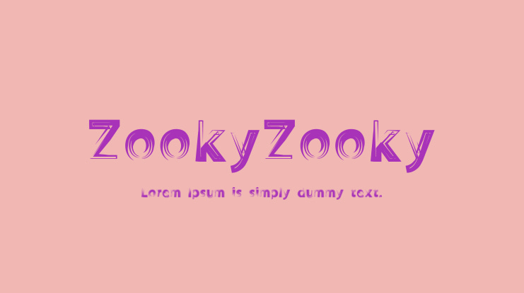 ZookyZooky Font