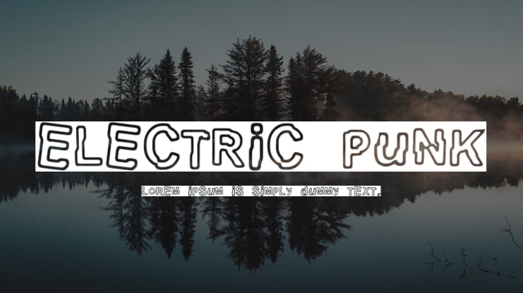 electric Punk Font