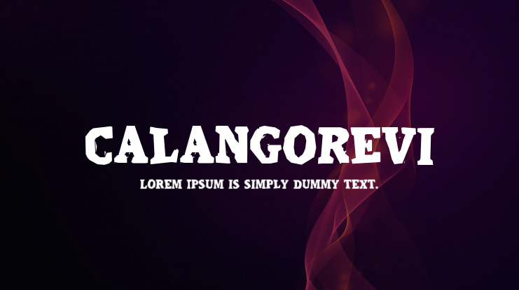 CalangoRevi Font