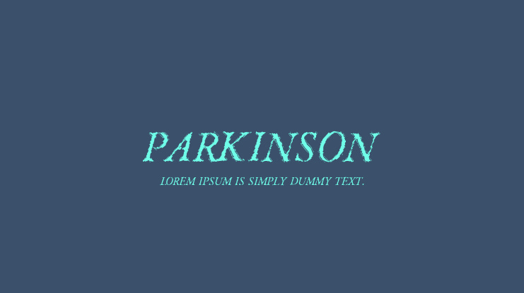 Parkinson Font