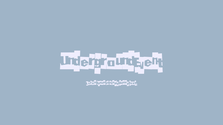 UndergroundEvent Font