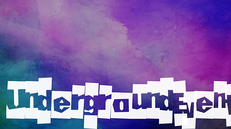 UndergroundEvent Font