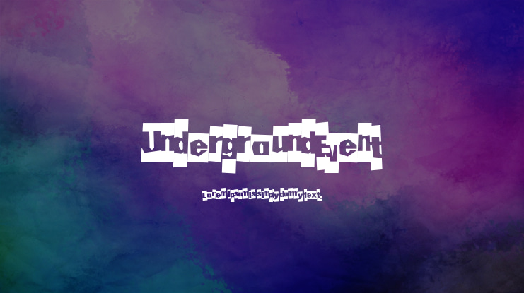UndergroundEvent Font