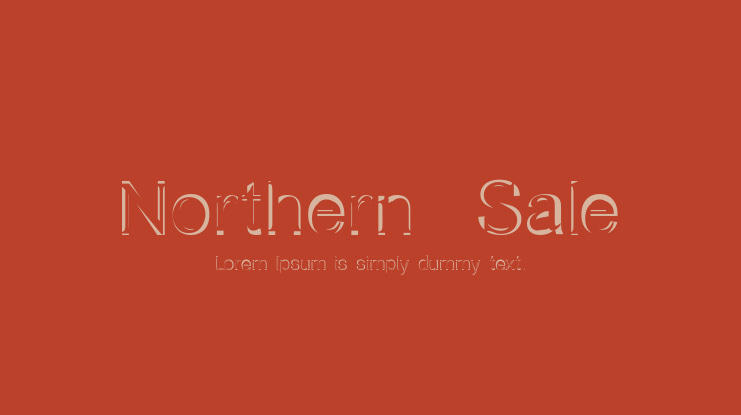 Northern  Sale Font