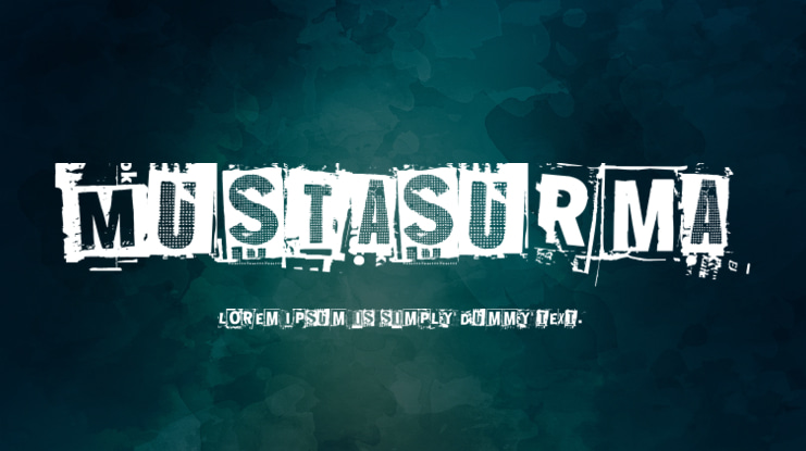 Mustasurma Font