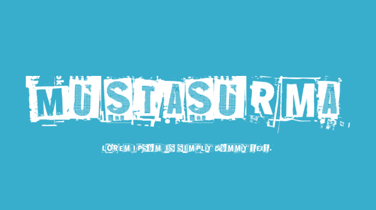 Mustasurma Font