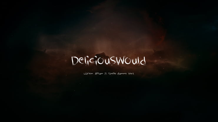 DeliciousWould Font