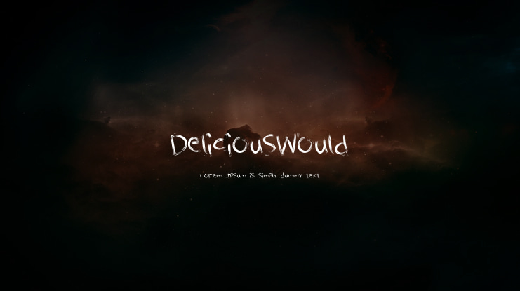 DeliciousWould Font