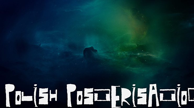 Polish Posterisation Font