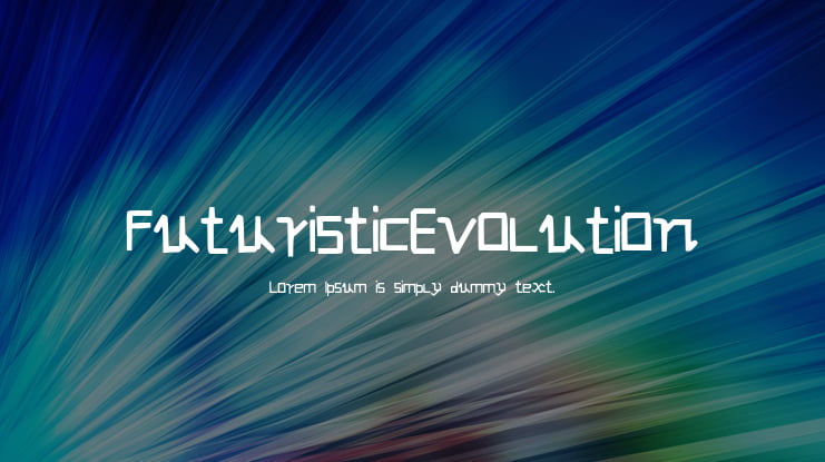 FuturisticEvolution Font