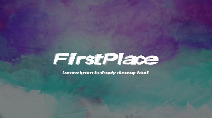 FirstPlace Font