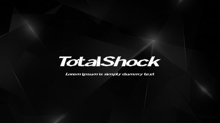 TotalShock Font