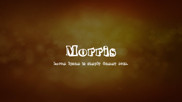 Morris Font