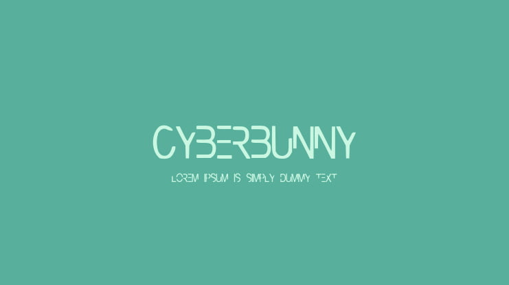CyberBunny Font