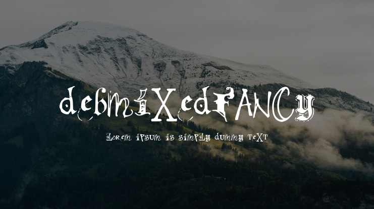 debmixedfancy Font