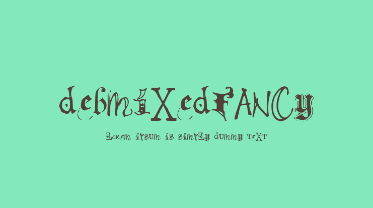 debmixedfancy Font