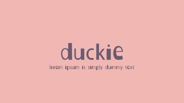 Duckie Font