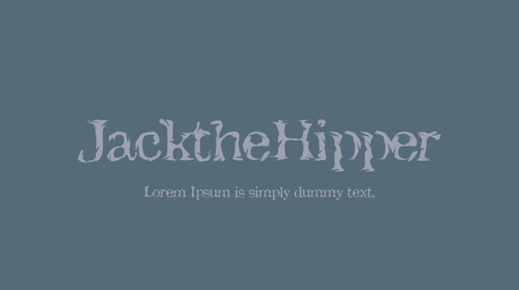JacktheHipper Font