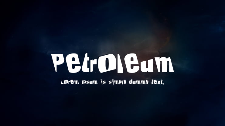 Petroleum Font