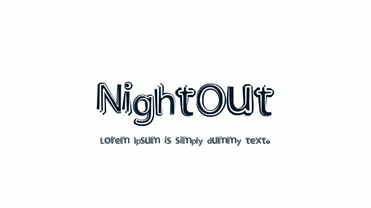 NightOut Font Family