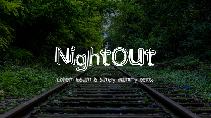 NightOut Font Family